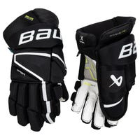 Bauer Vapor Hyperlite Senior Hockey Gloves in Black/White Size 14in