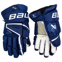 Bauer Vapor Hyperlite Senior Hockey Gloves in Blue Size 14in