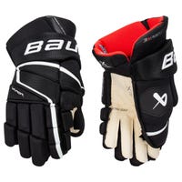 Bauer Vapor 3X Pro Senior Hockey Gloves in Black/White Size 15in