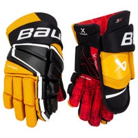 Bauer Vapor 3X Senior Hockey Gloves in Black/Gold Size 14in