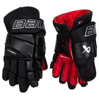 Bauer Vapor 3X Intermediate Hockey Gloves in Black Size 12in