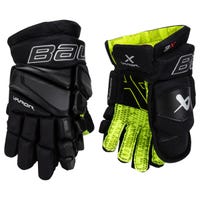 Bauer Vapor 3X Junior Hockey Gloves in Black Size 10in