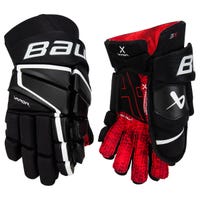 Bauer Vapor 3X Senior Hockey Gloves in Black/White Size 15in