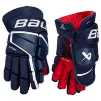 Bauer Vapor 3X Senior Hockey Gloves in Navy Size 15in