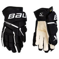 Bauer Supreme M5 Pro Intermediate Hockey Gloves in Black/White Size 12in
