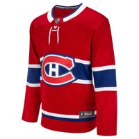 Fanatics Montreal Canadiens Premier Breakaway Blank Adult Hockey Jersey in Red Size Medium