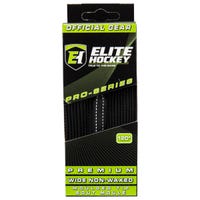 "Elite Pro-Series Premium Wide NON-WAXED Molded Tip Laces in Black/White"