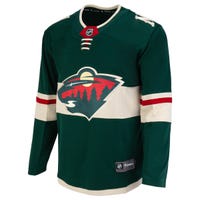 Fanatics Minnesota Wild Premier Breakaway Blank Adult Hockey Jersey in Green Size X-Large
