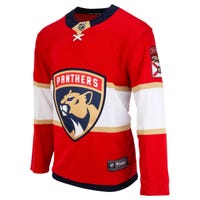 Fanatics Florida Panthers Premier Breakaway Blank Adult Hockey Jersey in White/Gold/Red Size X-Large