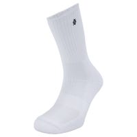 "Stringking Athletic Crew Socks in White Size Medium"