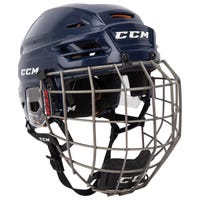 CCM Tacks 710 Hockey Helmet Combo in Navy