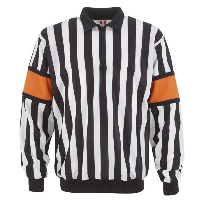 ccm hockey referee jersey