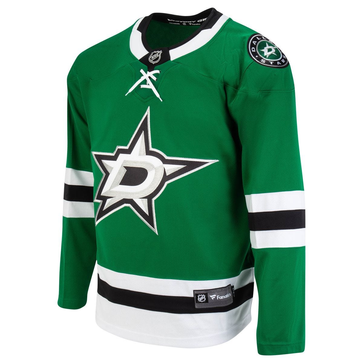 Men s Fanatics Green Dallas Stars Breakaway Home Jersey Size Xs