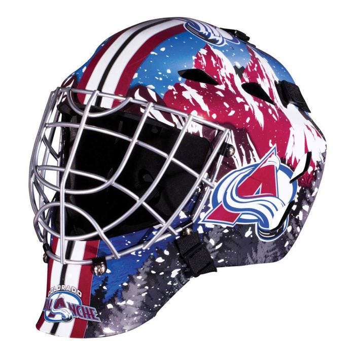 Franklin GFM1500 NHL Decal Street Hockey Goalie Mask