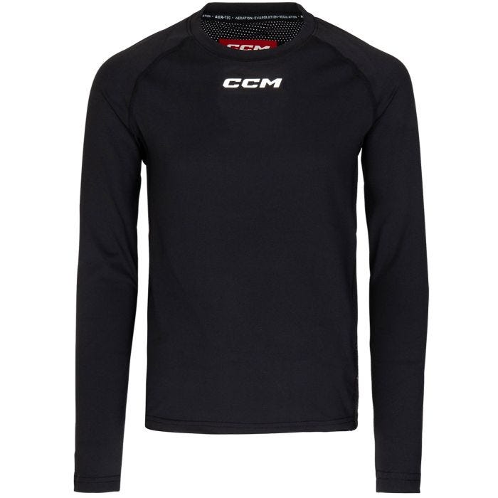 CCM Philadelphia Flyers Logo Crew Long Sleeve Shirt - Mens