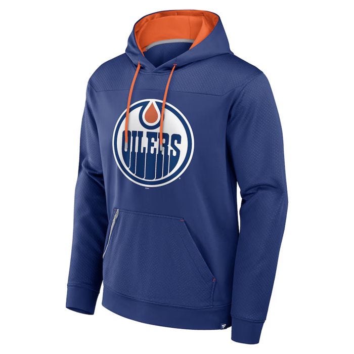 Edmonton Oilers Fanatics Defender Pullover Hoodie