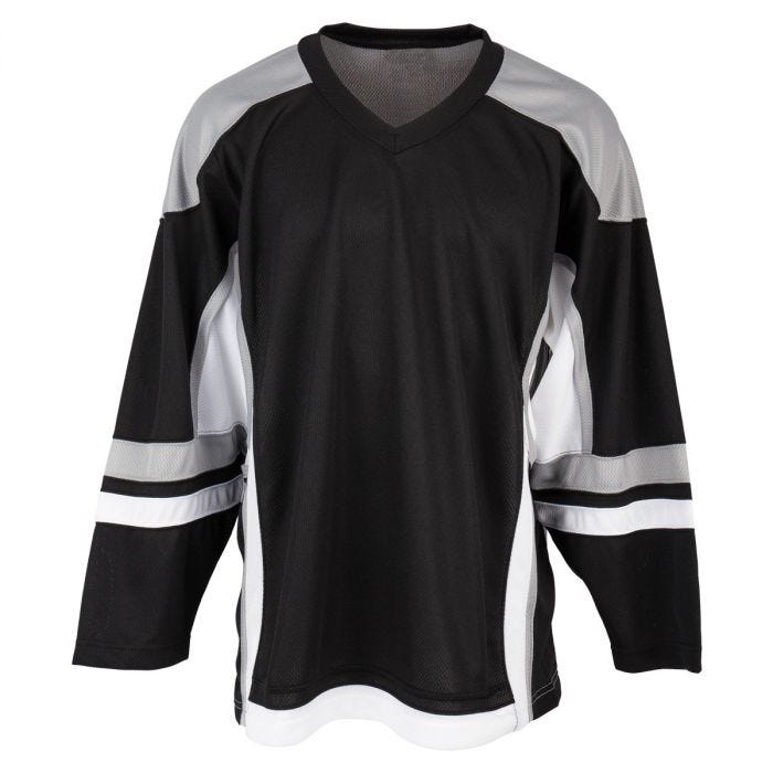 gray hockey jersey
