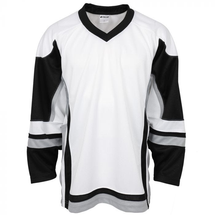 white hockey jersey