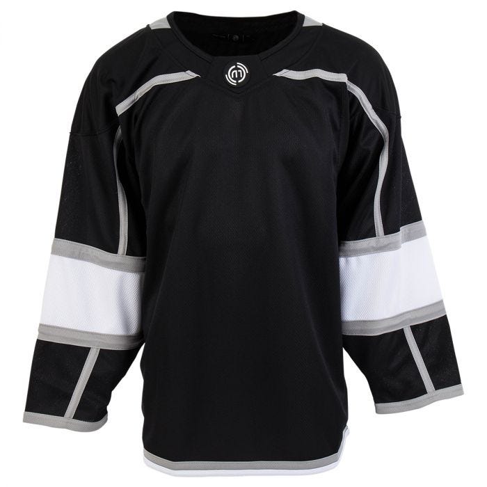 Los Angeles Kings Firstar Gamewear Pro Performance Hockey Jersey Black / Youth Large/X-Large