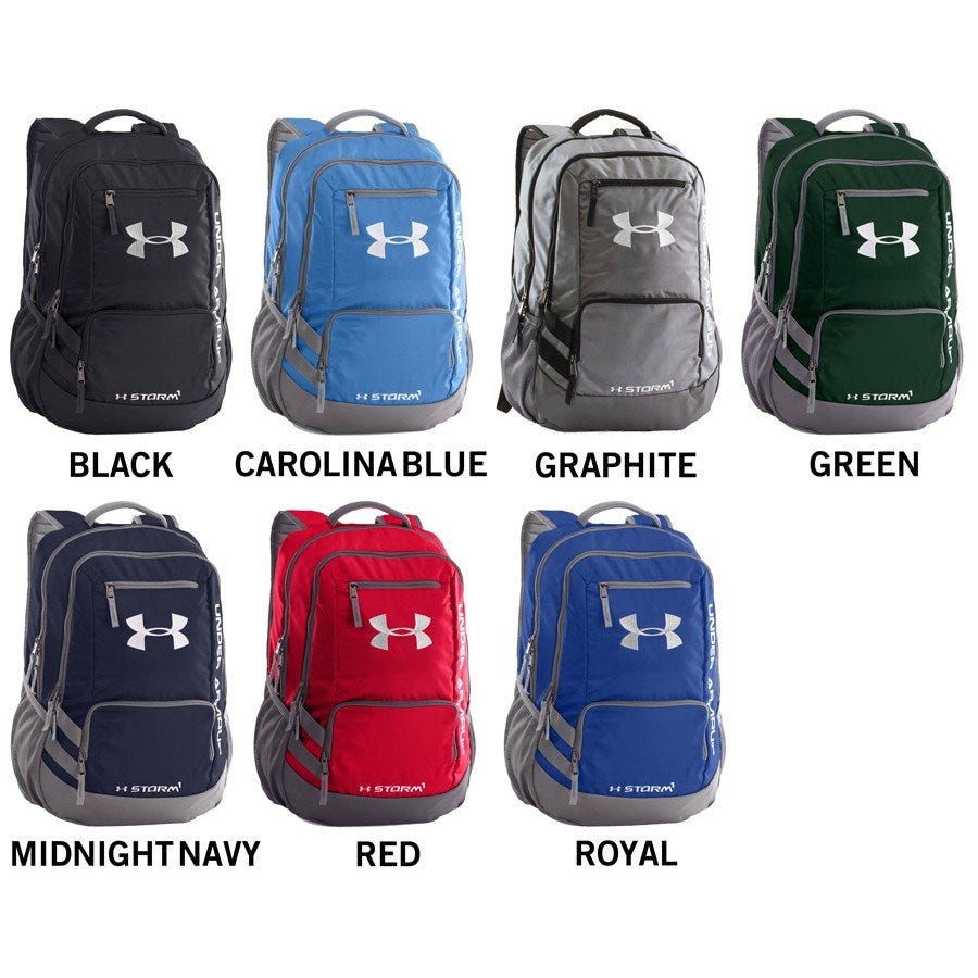 carolina blue under armour backpack