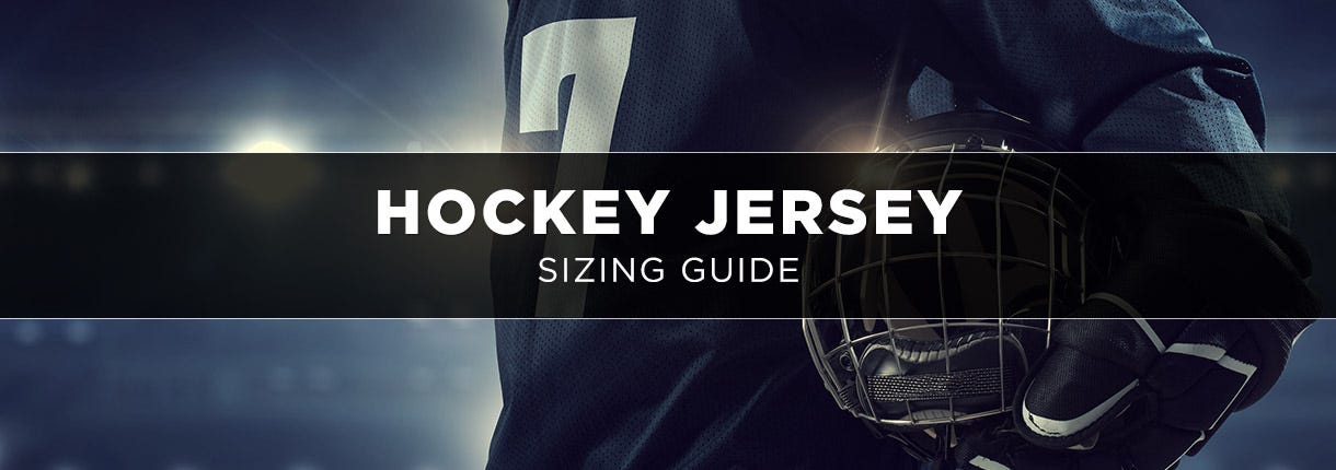 reebok hockey jersey size chart