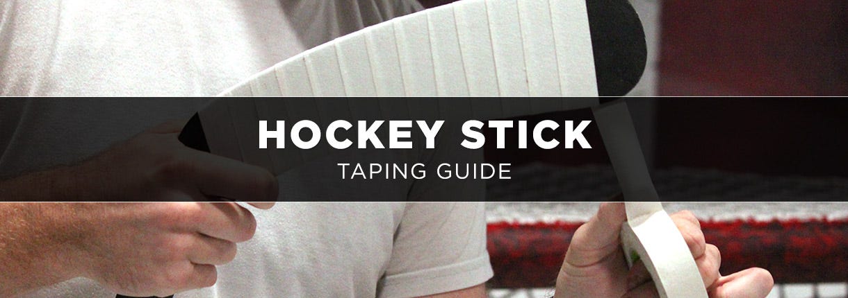 How To Tape A Hockey Stick From The Blade To The Handle And Butt 0963