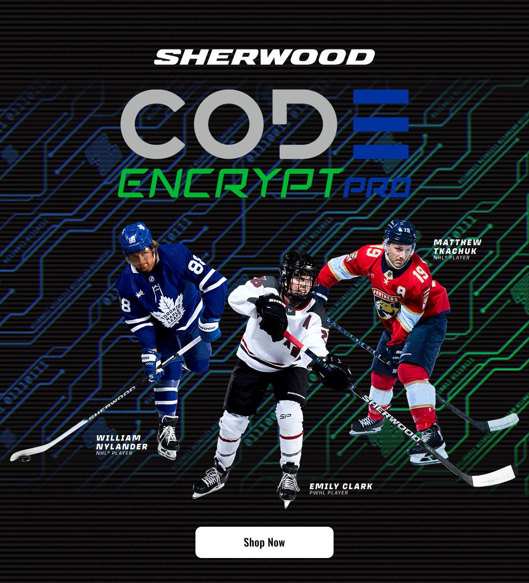 Sherwood Code Encrypt Hockey Equipment